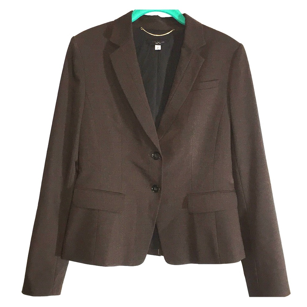 Ann Taylor Blazer Sample Brown Two Button | Size 2